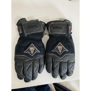 Reusch Vintage Ladies Gore Wind Stopper Thinsulate Ski Gloves, Black, Medium